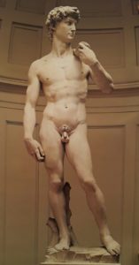 Микеланджело. Давид. 1504. Мрамор
