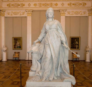 Ф.И.Шубин. Екатерина II – законодательница. Мрамор. 1789-1790. Русский музей