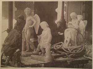 ывоз скульптуры из Аничкова дворца. Фото 1928