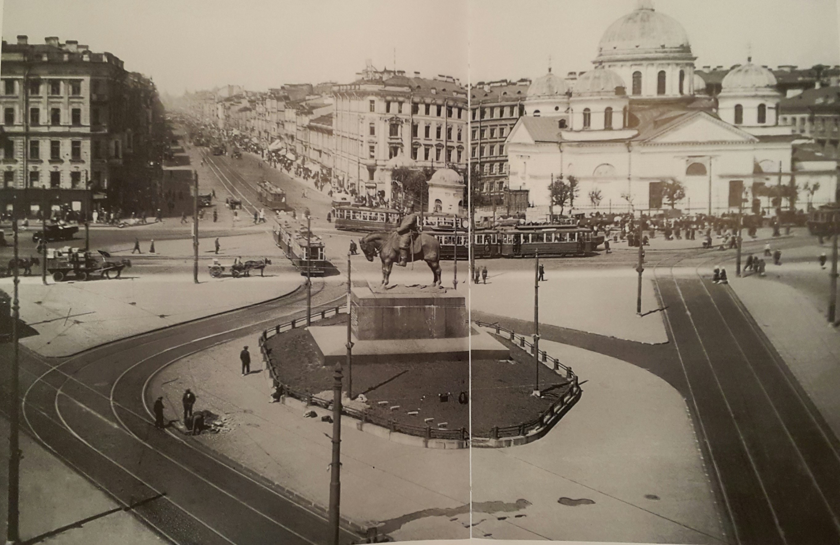 Площадь Восстания Знаменская 1917