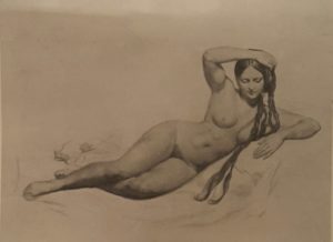 А.А.Иванов. Лежащая обнаженная женщина. 1835-1836