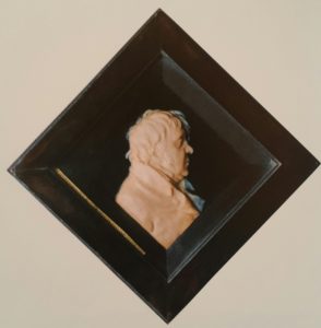 Портрет графа И.А.Толстого. 7,5х7,5 см. Конец 1800-ых