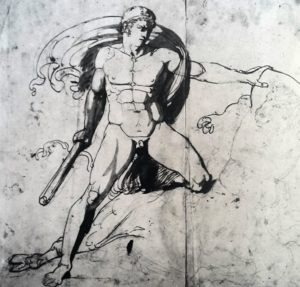 Торвальдсен. Тесей, борющийся с Минотавром. 1805