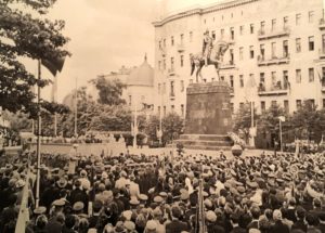 Фото. Открытие памятника Юрию Долгорукому. 1954.