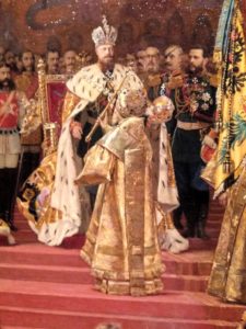 Фото. Ж.Беккер. Коронация Александра III и Марии Федоровны. 1888. Фрагмент