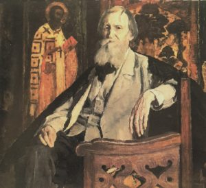 Фото. Нестеров. Портрет В.М.Васнецова. 1925 