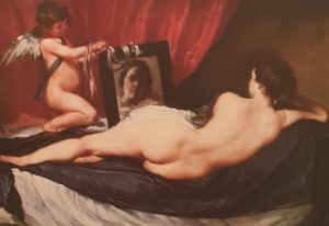 Веласкес. Венера перед зеркалом. Около 1650. Лондонская национальная галерея. Лондон