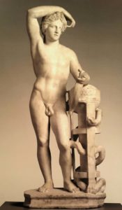 Аполлон, радость для смертных. 140-150 годы н.э. с оригинала 4 века до н.э.