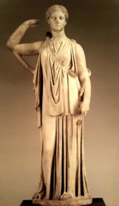Артемида, пускающая стрелы. 2 век н.э. по оригиналу 360-350 годов до н.э.