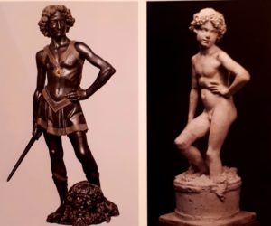 Справа: Верроккьо. Давид. Справа: гипсовый «Мальчик» в Галерее Академии во Флоренции. Кто посмеет сказать, что Бартолини не видел Верроккьо?!