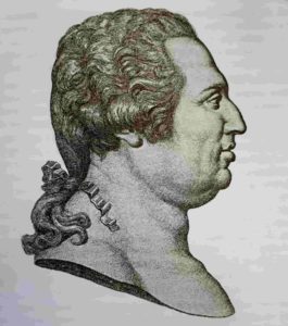 Профиль короля Франции Людовика XVIII. Гравюра 1814