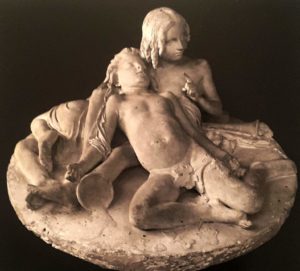 Бартолини. Стол Амуров (Стол Гениев). Гипс. До 1845. Галерея Академии. Флоренция