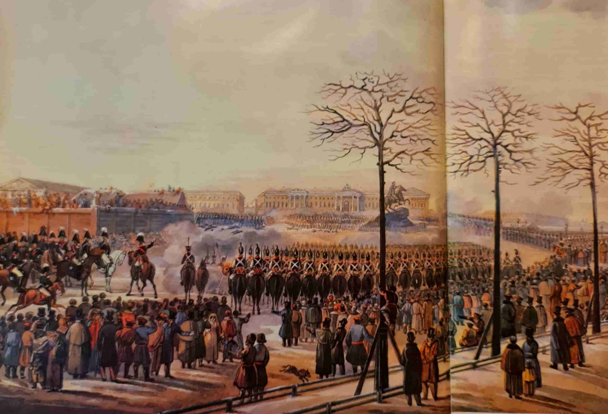 К Кольман восстание Декабристов на Сенатской площади 1825 г