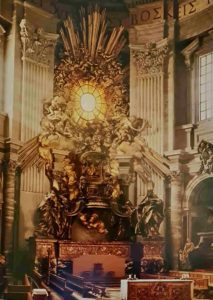 Ж.-Л.Бернини. Кафедра Петра. Собор Св. Петра. Рим. 1657-1666