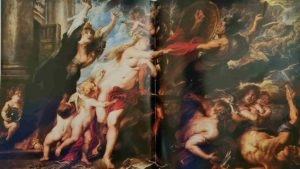 Рубенс. Последствия войны. Питти, галерея Палатина. В 1638 картина попала во Флоренцию