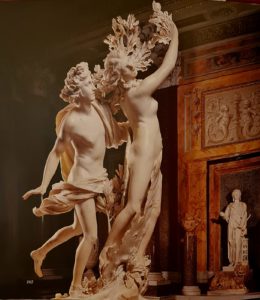Бернини. Аполлон и Дафна. 1622-1625. Галерея Боргезе. Рим. Каррарский мрамор