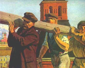 Ленин на субботнике